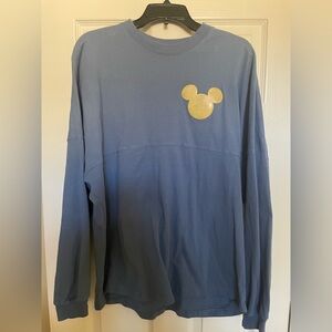 Disneyland Resort Blue Gold Mickey Mouse Spirit Jersey